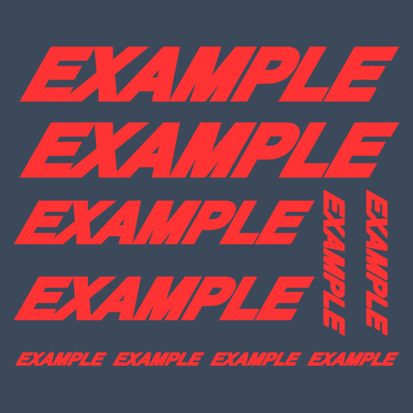 CUSTOM TEXT SHEET